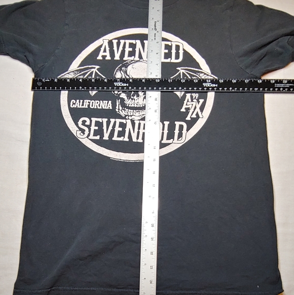 Avenged Sevenfold AX7 2013 Vintage Concert Tee with Skull/Wings Logo … - Picture 4 of 8